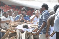 Dasari Narayana Rao Funeral at Moinabad Farm House